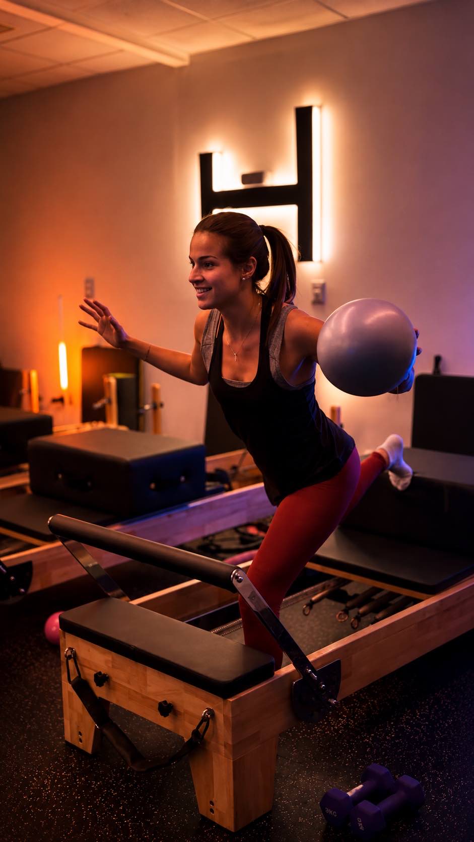 María José Seydewitz entrenando en EnerHIIT